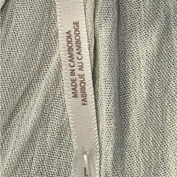 Free People Flutter By NWT Elegant Cream Butterfly Lace Trim Blouse - Picture 4 of 5